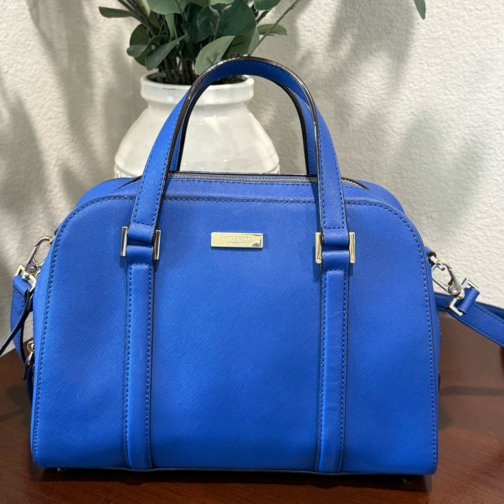Kate Spade Vibrant Blue Satchel Handbag
